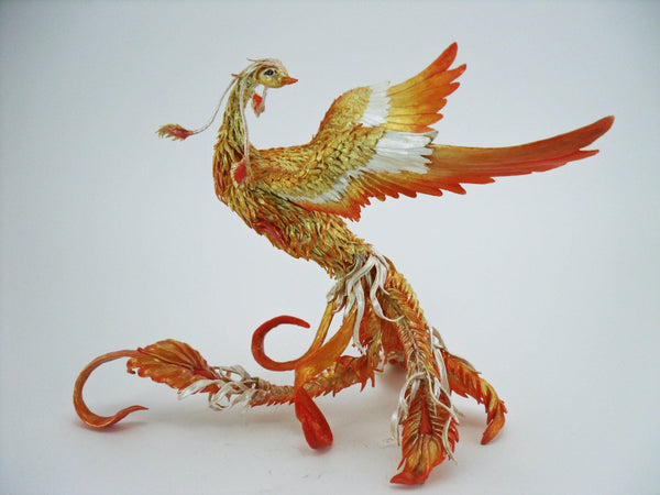 Phoenix bird  - original handmade OOAK